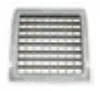 Grille frites 7 mm pour CF4  combiner avec bloc presseur 7 mm